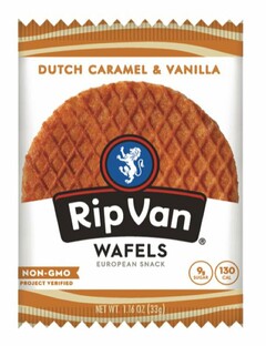 DUTCH CARAMEL & VANILLA RIP VAN WAFELS EUROPEAN SNACK