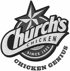 CHURCH'S CHICKEN SINCE 1952 CHICKEN GENIUS