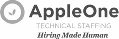 APPLEONE TECHNICAL STAFFING HIRING MADEHUMAN