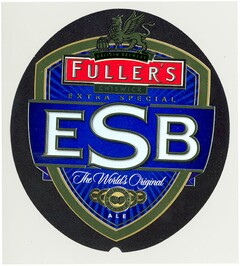 ESB GRIFFIN BREWERY FULLER'S CHISWICK EXTRA SPECIAL THE WORLD'S ORIGINAL ALE VOTED BRITAIN'S BEST
