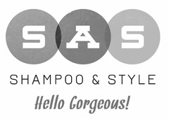 SAS SHAMPOO & STYLE HELLO GORGEOUS!