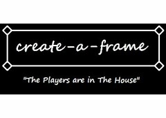 CREATE-A-FRAME "THE PLAYERS ARE IN THE HOUSE"