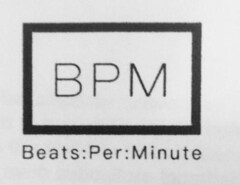 BPM BEATS:PER:MINUTE