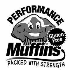 PERFORMANCE MUFFINS, PACKED WITH STRENGTH, GLUTEN FREE