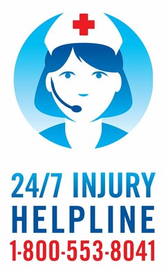 24/7 INJURY HELPLINE 1800-553-8041