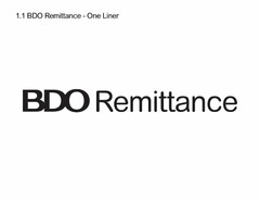 BDO REMITTANCE