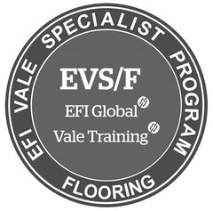 EFI VALE SPECIALIST PROGRAM FLOORING EVS/F EFI GLOBAL VALE TRAINING