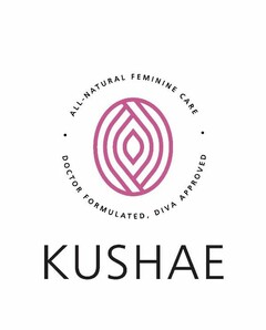 KUSHAE · ALL-NATURAL FEMININE CARE · DOCTOR FORMULATED, DIVA APPROVED