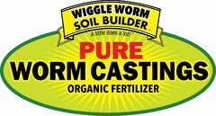 WIGGLE WORM SOIL BUILDER A LITTLE DOES A LOT! PURE WORM CASTINGS ORGANIC FERTILIZER