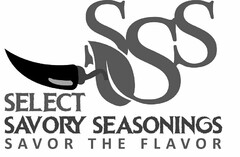 SSS SELECT SAVORY SEASONINGS SAVOR THE FLAVOR