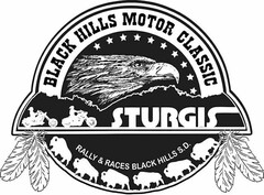 BLACK HILLS MOTOR CLASSIC STURGIS RALLY& RACES BLACK HILLS S.D.