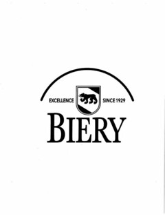 BIERY EXCELLENCE SINCE 1929