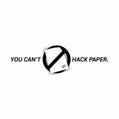 YOU CAN'T HACK PAPER. MYJOT