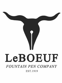 LEBOEUF FOUNTAIN PEN COMPANY EST.1919