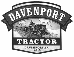 DAVENPORT TRACTOR DAVENPORT, IA U.S.A.