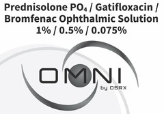 PREDNISOLONE PO4 / GATIFLOXACIN / BROMFENAC OPHTHALMIC SOLUTION 1% / 0.5% / 0.075% OMNI BY OSRX