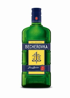 18 SINCE 07 KARLOVY VARY 18 4 JB 07 THE ORIGINAL BECHEROVKA 4 J B JAN BECHER 18 SINCE 07 JAN BECHER