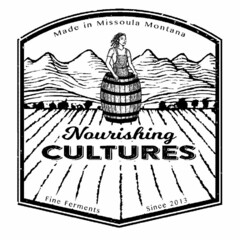 MADE IN MISSOULA MONTANA NOURISHING CULTURES FINE FERMENTS SINCE 2013