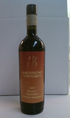 B BARDESSONO VINEYARDS 2007 MAXINE'S NAPA VALLEY CABERNET SAUVIGNON