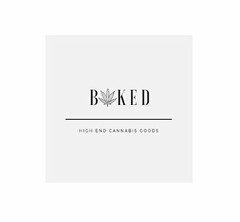 BAKED HIGH END CANNABIS GOODS