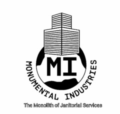 MI MONUMENTAL INDUSTRIES THE MONOLITH OF JANITORIAL SERVICES