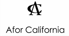 AC AFOR CALIFORNIA