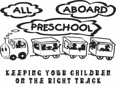 ALL ABOARD PRESCHOOL KEEPING YOUR CHILDREN ON THE RIGHT TRACK