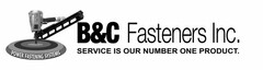 B&C FASTENERS INC. SERVICE IS OUR NUMBER ONE PRODUCT. POWER FASTENING SYSTEMS