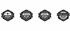 RUM SPICED RUM COFFEE RUM GRAND RESERVE RUM