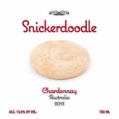 SNICKERDOODLE CHARDONNAY AUSTRALIA 2013ALC 13.5% BY VOL. 750 ML