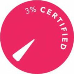 3% CERTIFIED