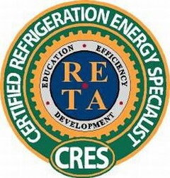 CRES CERTIFIED REFRIGERATION ENERGY SPECIALIST EDUCATION EFFICIENCY DEVELOPMENT RETA