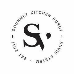 SV - GOURMET KITCHEN ROBOT - SUVIE SYSTEM - EST 2017