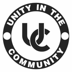 UC · UNITY IN THE · COMMUNITY