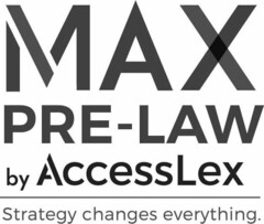 MAX PRE-LAW BY ACCESSLEX STRATEGY CHANGES EVERYTHING.