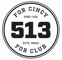 FOR CINCY OHIO · USA 513 ESTD. MMXX FORCLUB