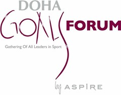 DOHA GOALS FORUM GATHERING OF ALL LEADERS IN SPORT BY ASPIRE