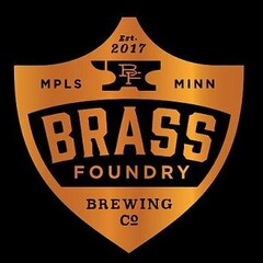 EST. 2017 MPLS BF MINN BRASS FOUNDRY BREWING CO.