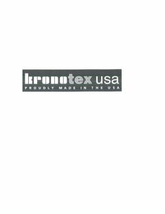 KRONOTEX USA PROUDLY MADE IN THE USA