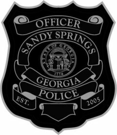 OFFICER SANDY SPRINGS GEORGIA POLICE EST. 2005