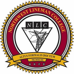 NORTHWEST LINEMAN COLLEGE NLC ALTUS FORMALIS DOCTUM MCMXCIII M H P D