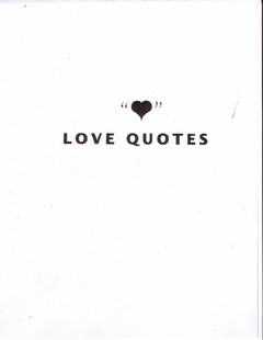 "LOVE QUOTES"