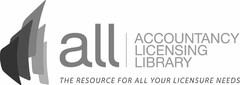 ALL ACCOUNTANCY LICENSING LIBRARY THE RESOURCE FOR ALL YOUR LICENSURE NEEDS