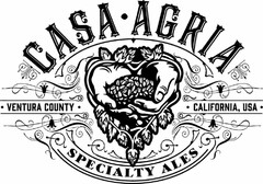 CASA · AGRIA SPECIALTY ALES · VENTURA COUNTY · CALIFORNIA, USA ·