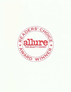 ALLURE THE BEAUTY EXPERT READERS' CHOICE AWARD WINNER