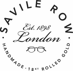 SAVILE ROW HANDMADE 18KT ROLLED GOLD EST. 1898 LONDON