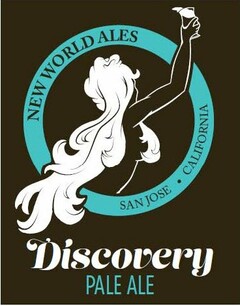 NEW WORLD ALES DISCOVERY PALE ALE SAN JOSE CALIFORNIA