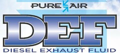 PURE AIR DEF DIESEL EXHAUST FLUID