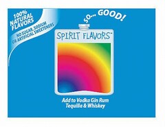 SPIRIT FLAVORS ADD TO VODKA GIN RUM TEQUILA & WHISKEY 100% NATURAL FLAVORS NO SUGAR, SODIUM OR ARTIFICIAL SWEETENERS. SO... GOOD!