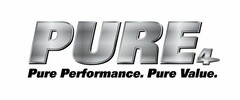 PURE 4 PURE PERFORMANCE. PURE VALUE.